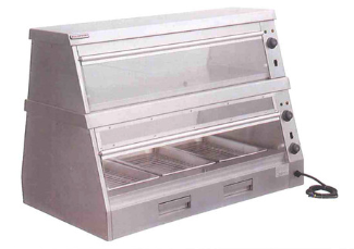 双层陈列保温柜